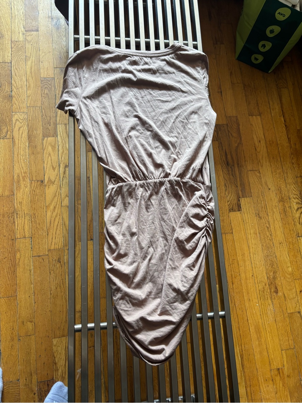 n:PHILANTHROPY Mauve-Taupe Crewneck Tee